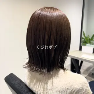 ミディアム YURINO /ボブ ベージュ/ハイトーンのヘアスタイル
