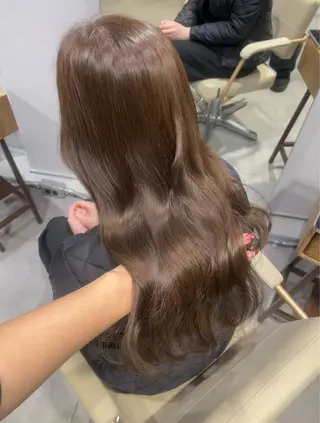 ロング カラー かわにし ひなた🐰のヘアスタイル
