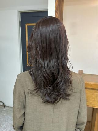 セミロング NAGISA髪質改善 &透明感カラー🪞のヘアスタイル
