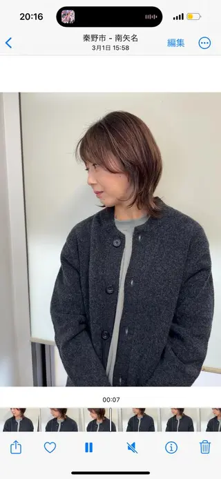 ショート カラー ブリーチカラー🫧 森　凪沙のヘアスタイル