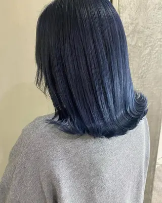 ミディアム カラー 清村 和音のヘアスタイル