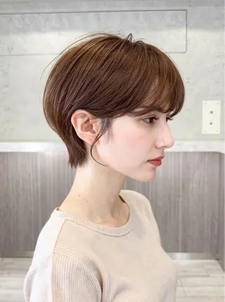 ショート カラー 佐藤優晟/カラー/ 癖毛ショート/表参道のヘアスタイル