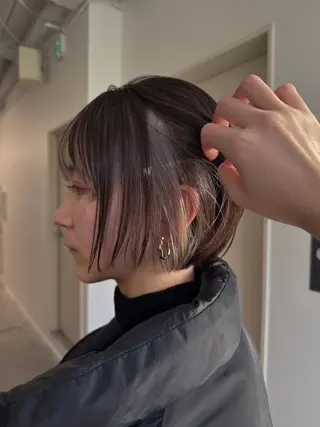 ショート カラー ｍｅｉ .のヘアスタイル