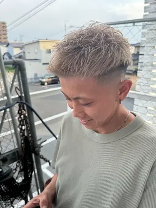 ショート カラー メンズ メンズ特化サロン ユウヘイのヘアスタイル