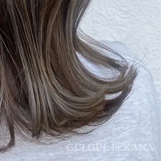ミディアム カラー パーマ 島袋カナ☀️🉐 夏キャンペーン中☀️のヘアスタイル
