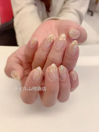セミロング ネイルJaol 池袋のネイルデザイン