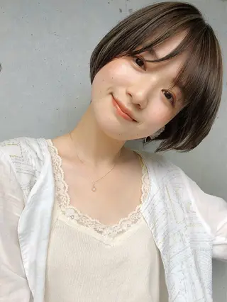 ショート 韓国風パーマ/ヘア セット/店長みづきのヘアスタイル