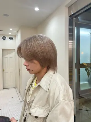 ショート カラー メンズ レイヤーカット 🌱 はるかのヘアスタイル