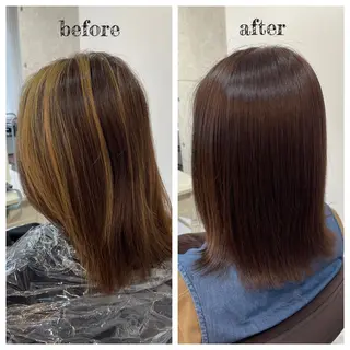 ミディアム PutiLuca 浅川のヘアスタイル