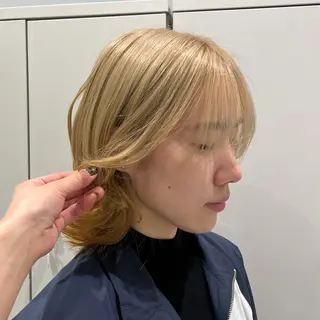 ミディアム カラー なりた るいのヘアスタイル