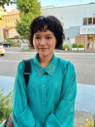 ショート パーマ 小日向 沙織のヘアスタイル
