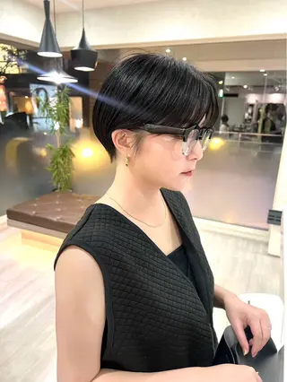 ショート メンズ特化 刈り上げない/金井のヘアスタイル