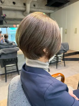 ショート カラー 新宿 / Aujua ソムリエ🫧森田涼介のヘアスタイル