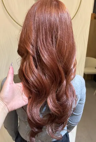 カラー ロング 💓シールエクステ ルミエールのヘアスタイル