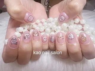 ネイル kao nail マグネット/長さだしのネイルデザイン