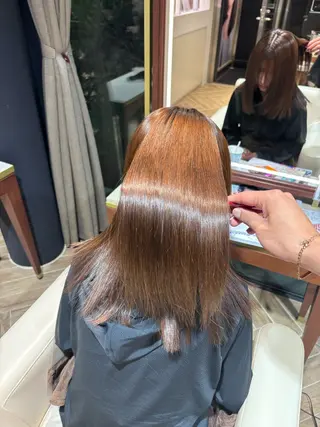 セミロング 山中 あるのヘアスタイル