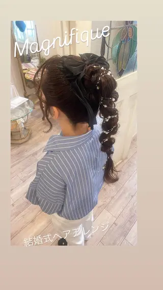 ヘアアレンジ Magnifique MAIのヘアスタイル