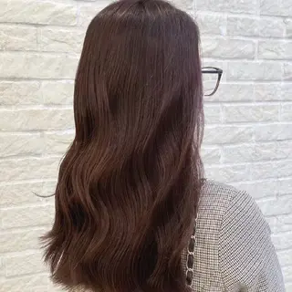 ロング カラー 縮毛矯正/ワンカラー モデル募集🫧田村のヘアスタイル