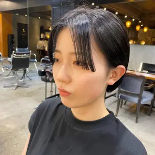 ショート カラー 透明感カラー🌿 グレージュ🐺陽介のヘアスタイル