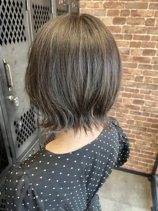 ショート カラー パーマ ヘアアレンジ メンズ キッズ ネイル マツエク・マツパ アイブロウ 久木原 ゆりのヘアスタイル