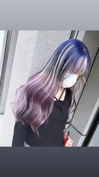 ロング カラー ブリーチ特化🌈 MANATOのヘアスタイル