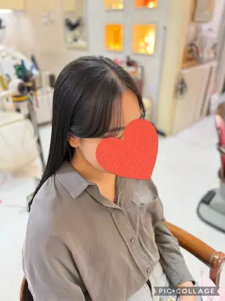 ロング 菅沼 美咲のヘアスタイル