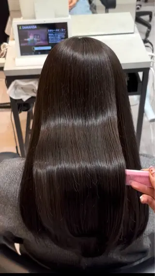 ロング カラー 赤み消し透明感🤍 髪質改善🌙/伽音のヘアスタイル