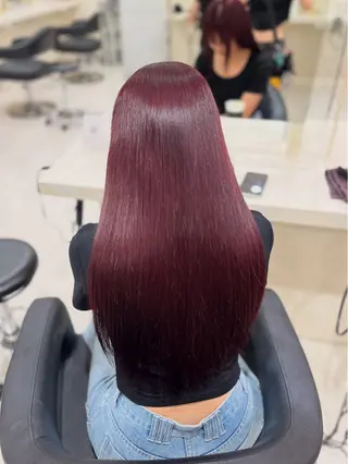 カラー 🍒ブリーチなし🍒 暖色🍒YUUNAのヘアスタイル