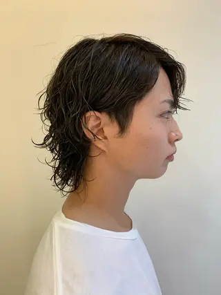 ミディアム 加藤 佑哉のヘアスタイル