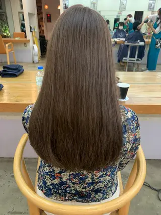 ロング カラー 🐝岡本 柚葉🐝のヘアスタイル