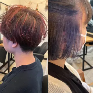ショート カラー 和田 真弥のヘアスタイル