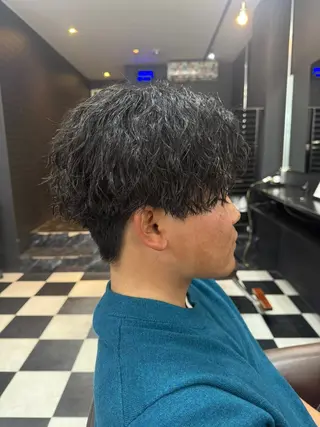ショート パーマ メンズ 京都/伏見/メンズ MARUのヘアスタイル