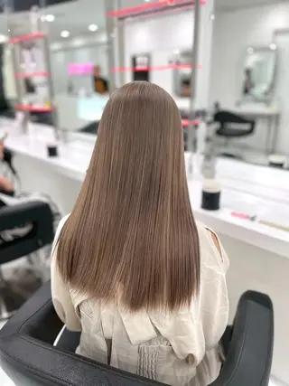 カラー 赤み消し🌿透明感 カラー🌿銀座のヘアスタイル