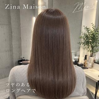 ロング カラー 植田 敬太のヘアスタイル