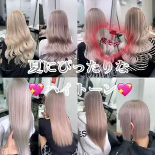 ロング カラー 艶髪ハイトーン💎 Rukumoのヘアスタイル