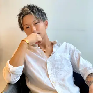 カラー メンズ メンズ専門　井藤 雅也のヘアスタイル