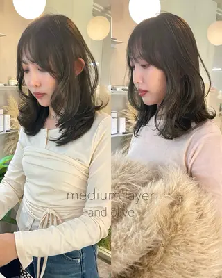 ミディアム miya / 柔らかいhairのヘアスタイル