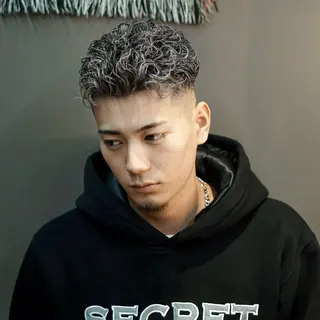 ショート カラー パーマ メンズ 💈PRO SHOP WAVE 望愛💈のヘアスタイル