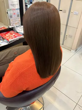 セミロング yukari 艶髪ヘアのヘアスタイル