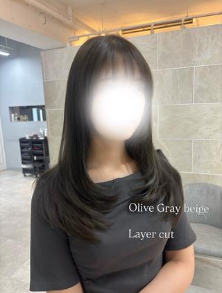 セミロング 佐藤 宰 OZ桑野店のヘアスタイル
