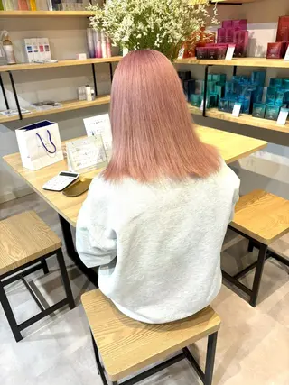 セミロング 透明感/エクステ Veluaのヘアスタイル