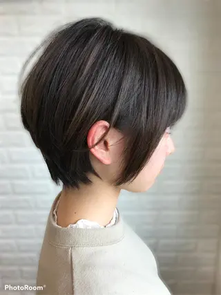 ショート 縮毛矯正/ 髪質改善 /ショート 圍 崇行のヘアスタイル