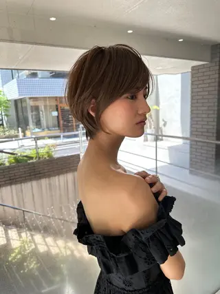 ショート カラー 🫧似合わせショート イシダ🫧のヘアスタイル