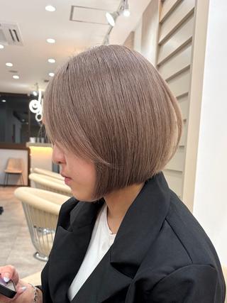 ミディアム 廣庭 勇人のヘアスタイル