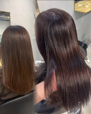 ロング カラー nanako/表参道 /透明感カラーのヘアスタイル