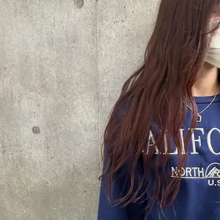 ロング カラー もりたみかこ 美容師お休み中のヘアスタイル