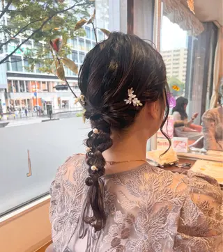 ヘアアレンジ 韓国ヘア🇰🇷 fuminaのヘアスタイル