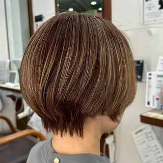 ショート カラー 縮毛矯正/ワンカラー モデル募集🫧田村のヘアスタイル