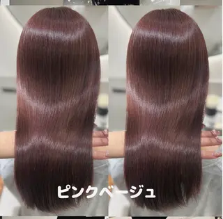 セミロング カラー ヘアアレンジ 🎀トップスタイリ スト湯川響🎀のヘアスタイル