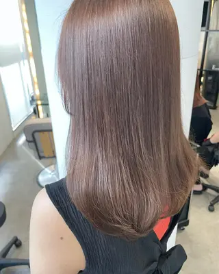 セミロング カラー 透明感カラー/ レイヤー　YUKAのヘアスタイル